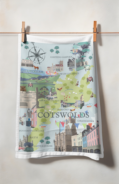 Cotswold Illustrated Map