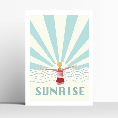 Sunrise Travel Print