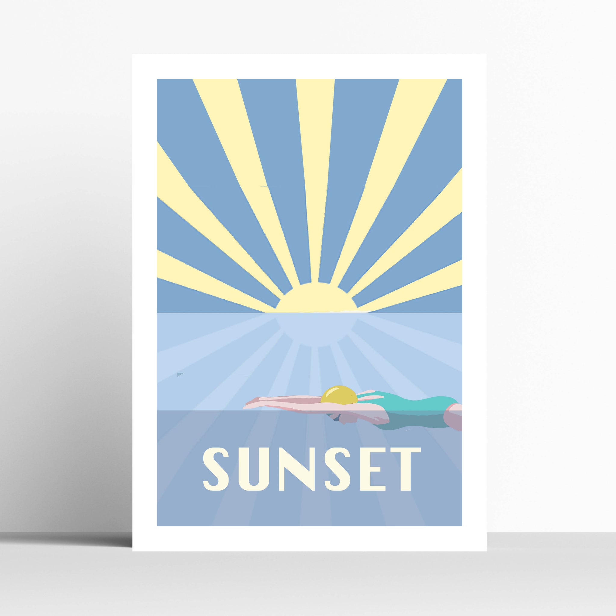 Sunset Travel Print