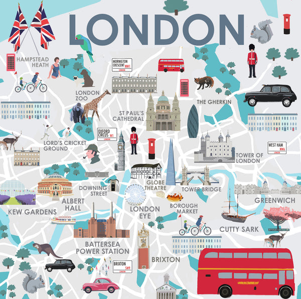 London Illustrated Map
