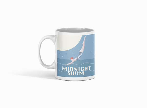Midnight Swim Deco Mug A lovely gift for friends and family Christmas Gift, Gifts for Swimmers