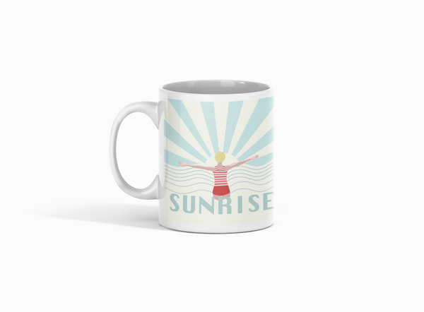 Sunrise  Deco Mug A lovely gift for friends and family Christmas Gift, Gifts for Swimmers