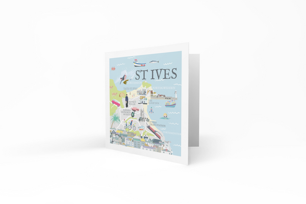St Ives Illustrated Map