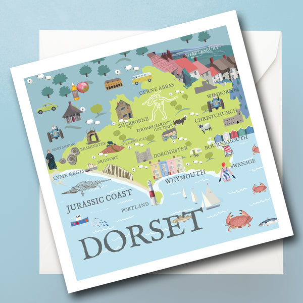 Dorset Illustrated Map