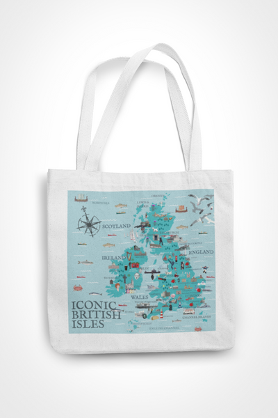 British Isles Illustrated Map