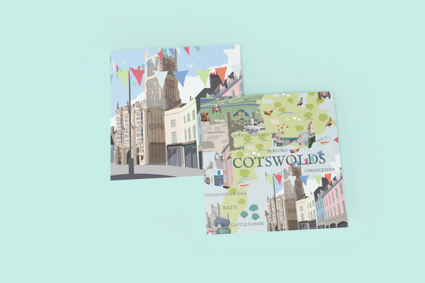 Cotswold Illustrated Map