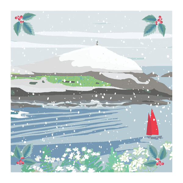Cape Cornwall Christmas Card