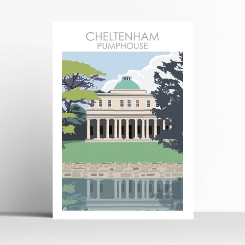 Cheltenham Pump House Travel Print