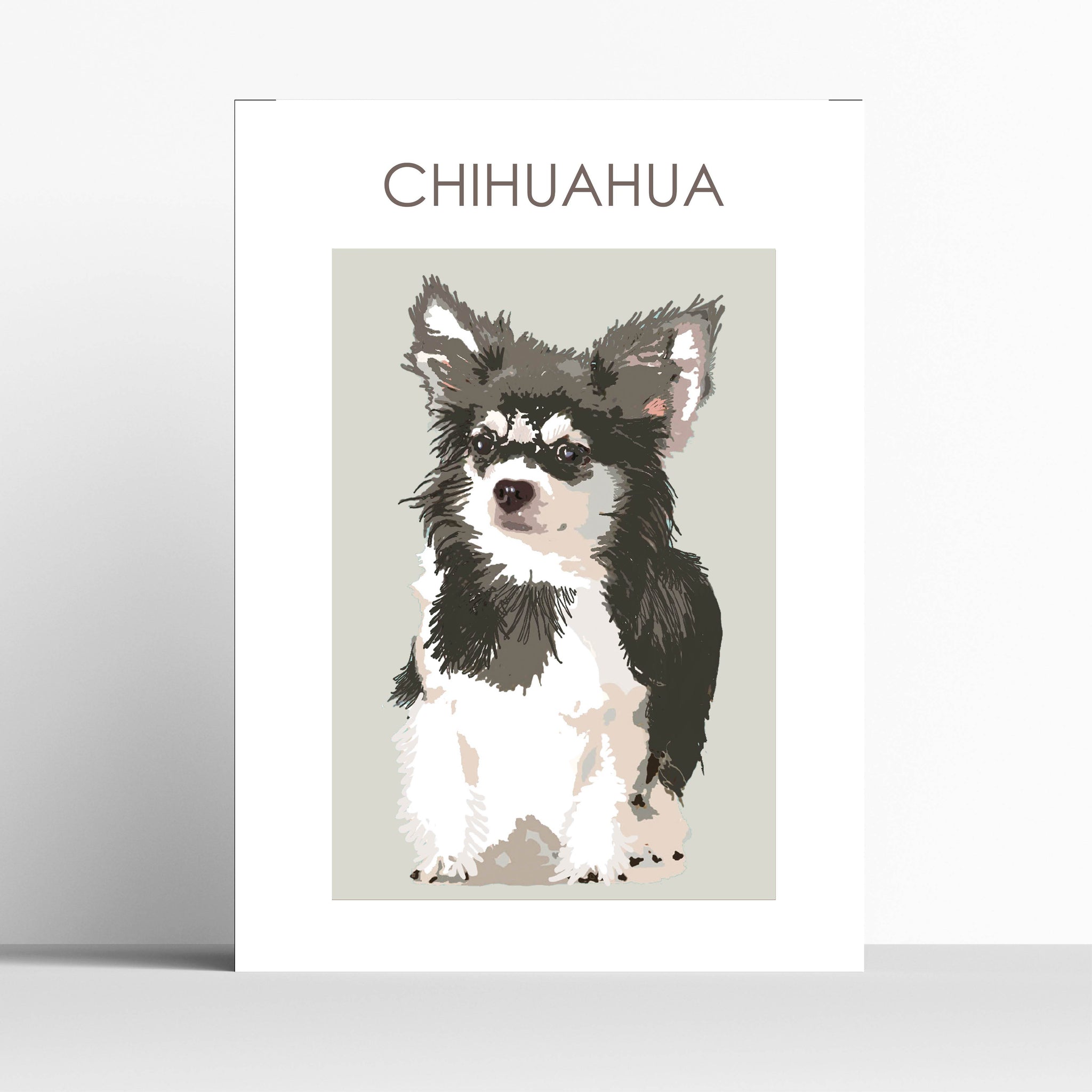 Chihuahua Dark Print
