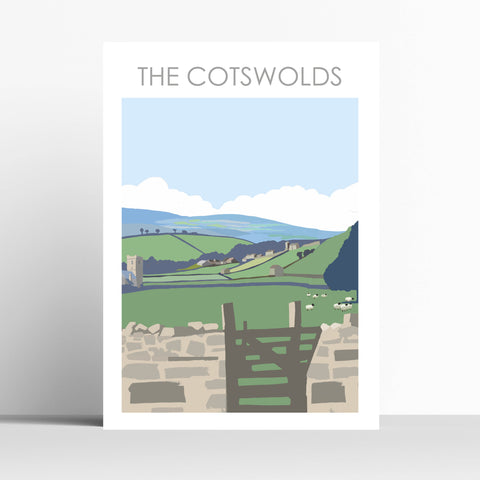 The Cotswolds Travel Print