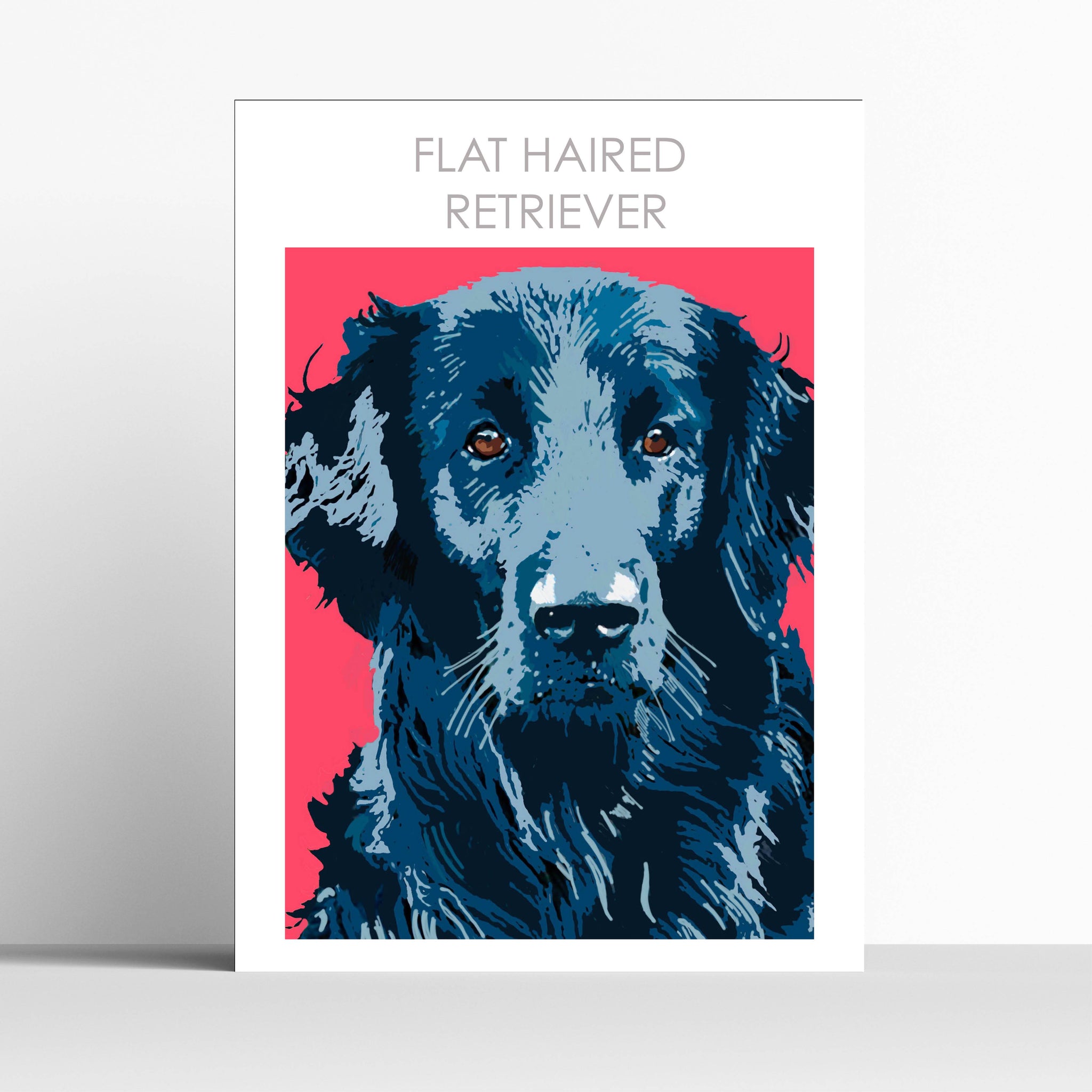 Flat Haired Retriever Print