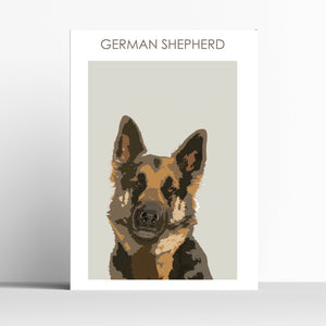 German Shepherd Print