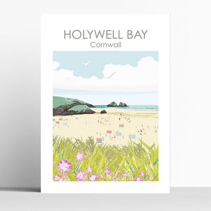 Holywell Bay Beach Cornwall