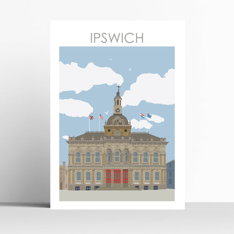 Ipswich Suffolk Travel Print