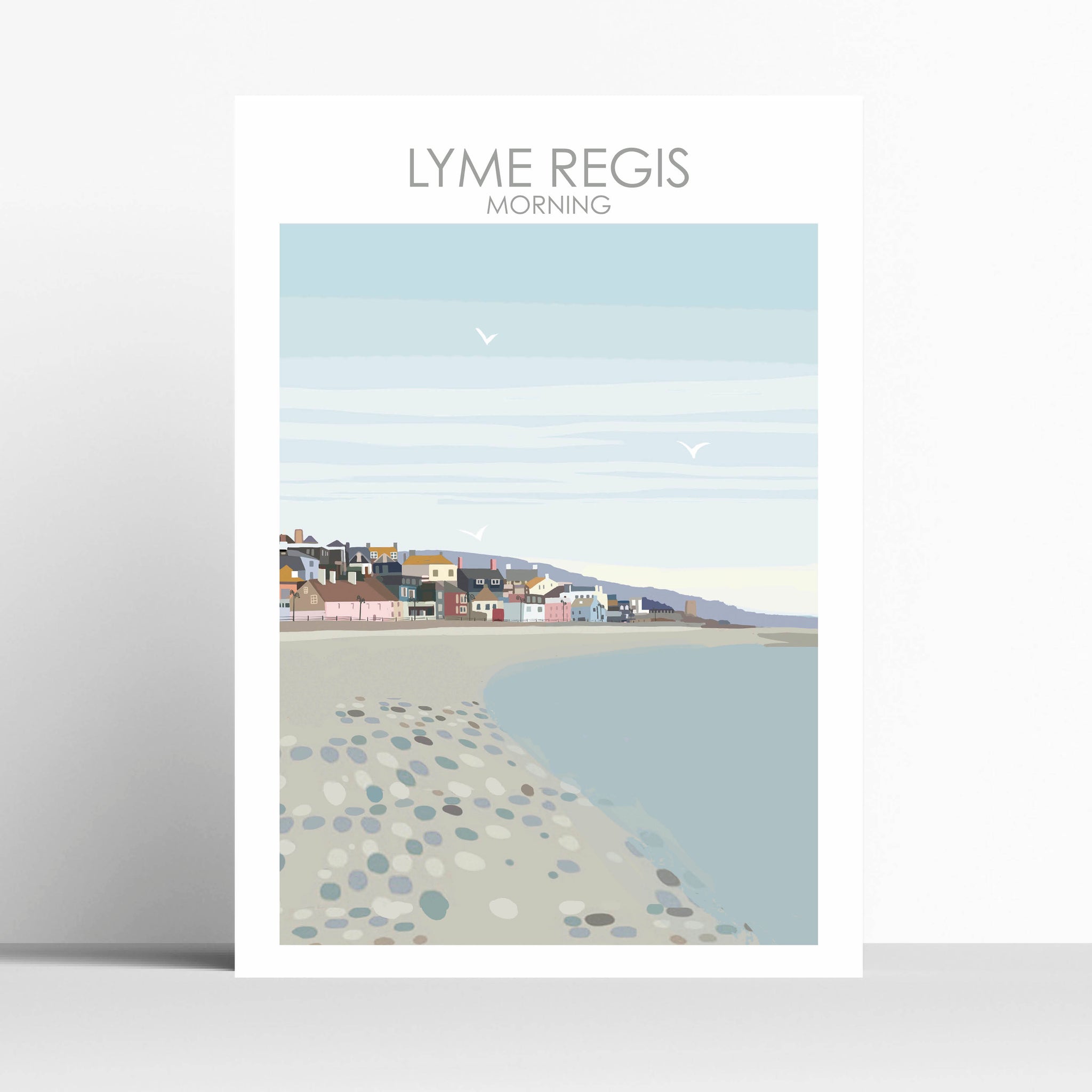 Lyme Regis Morning Travel PosterDorset