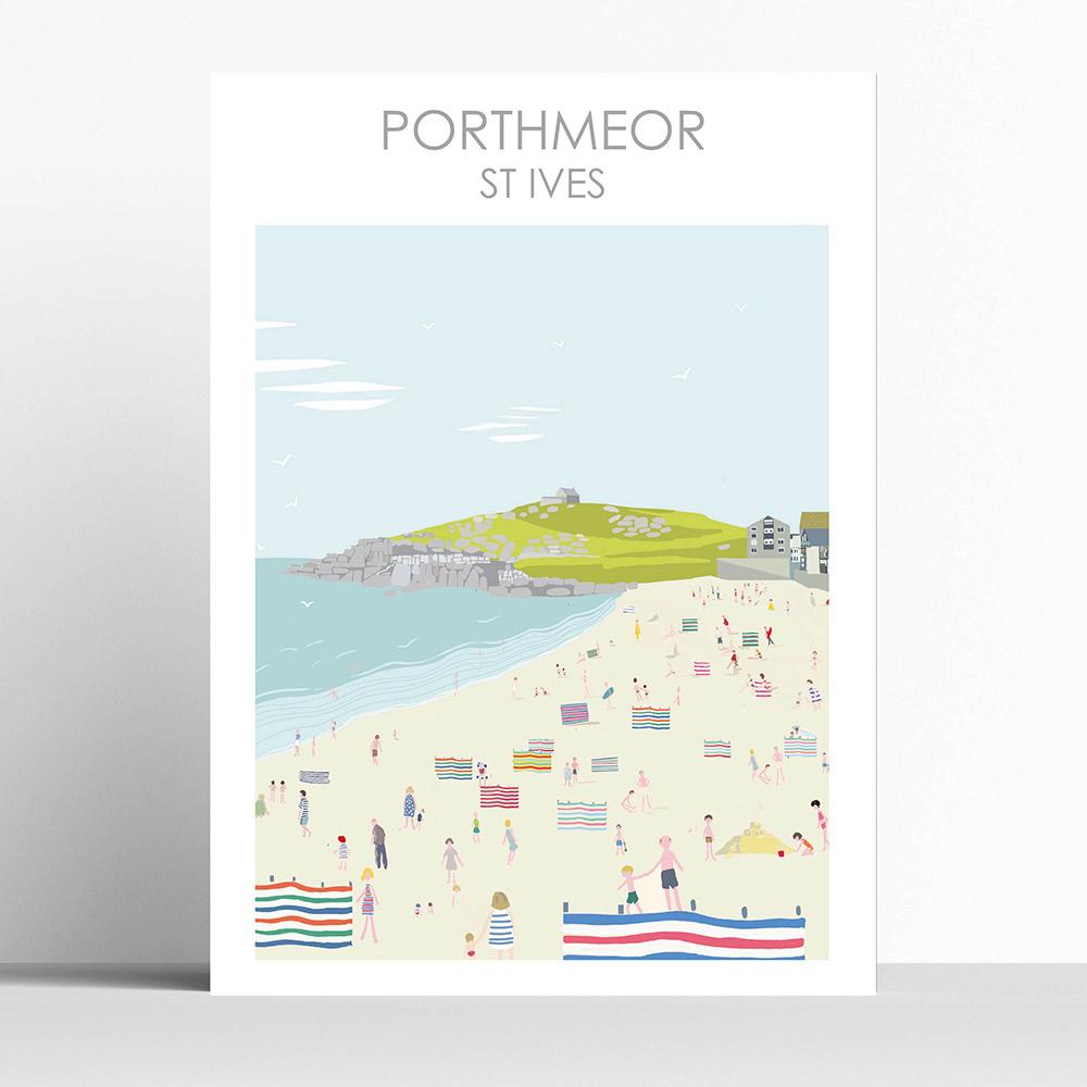 Porthmeor Beach St Ives Cornwall