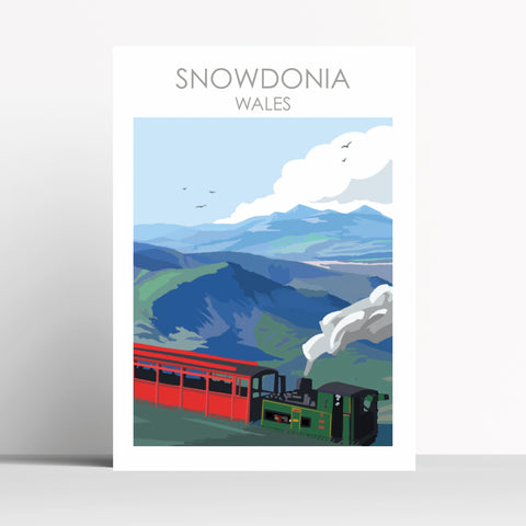 Snowdonia Travel Print