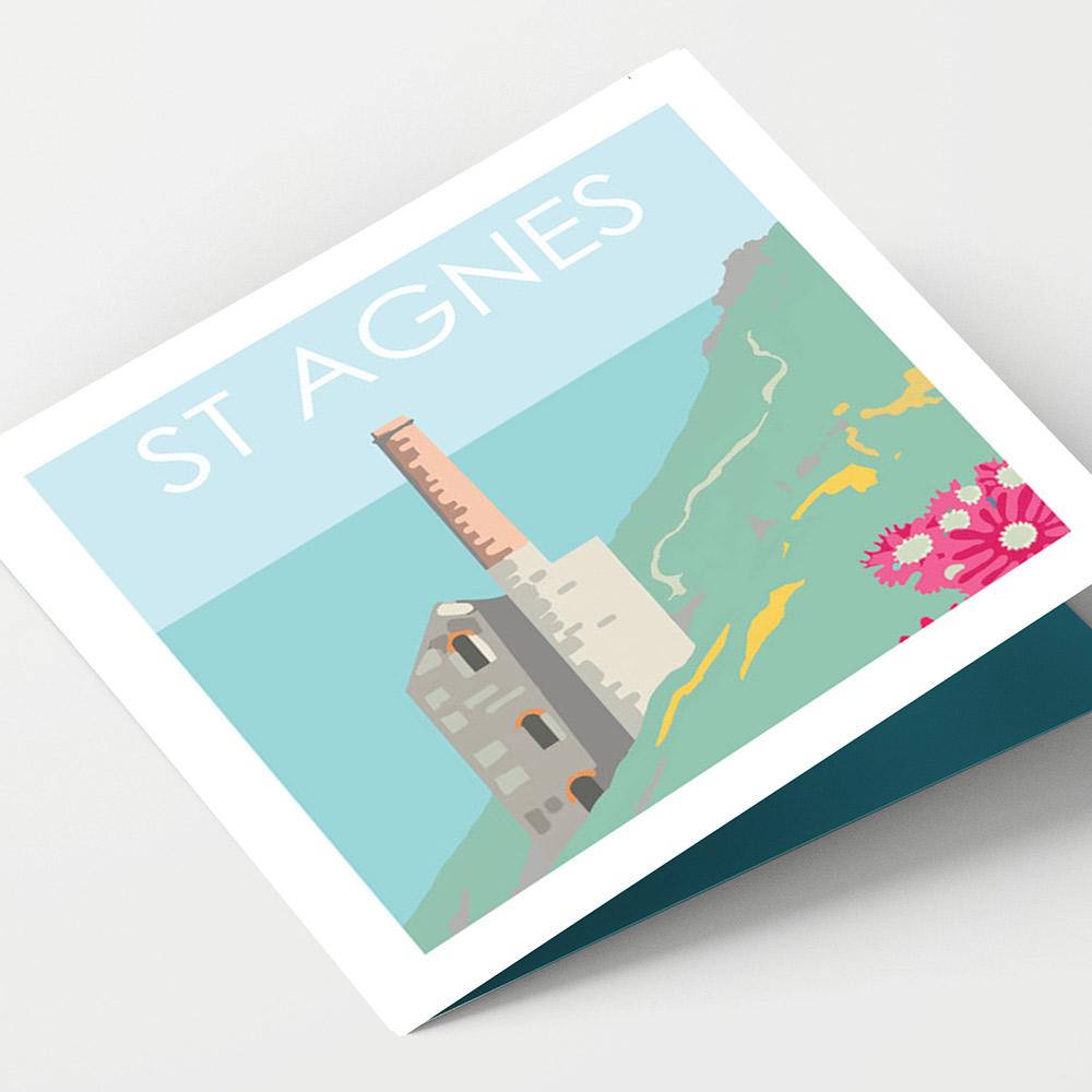 St Agnes Cornwall Card