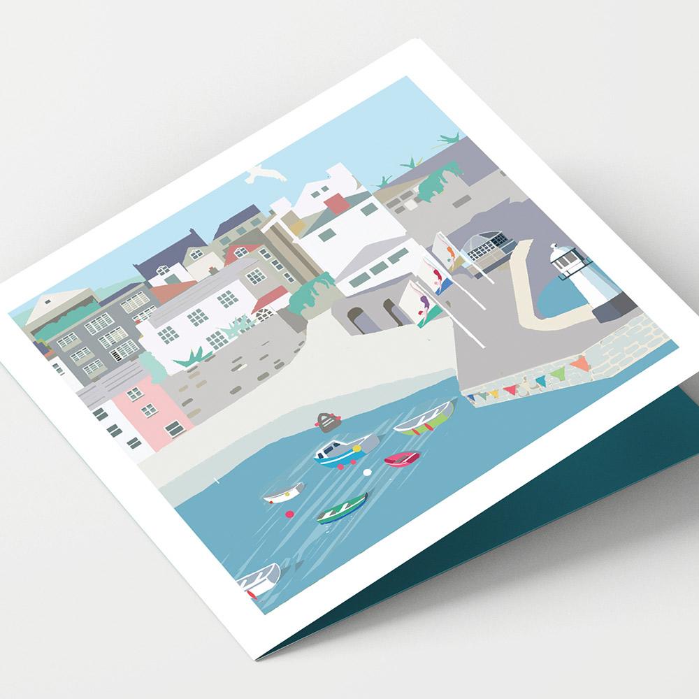 St Ives Harbour Cornwall Card