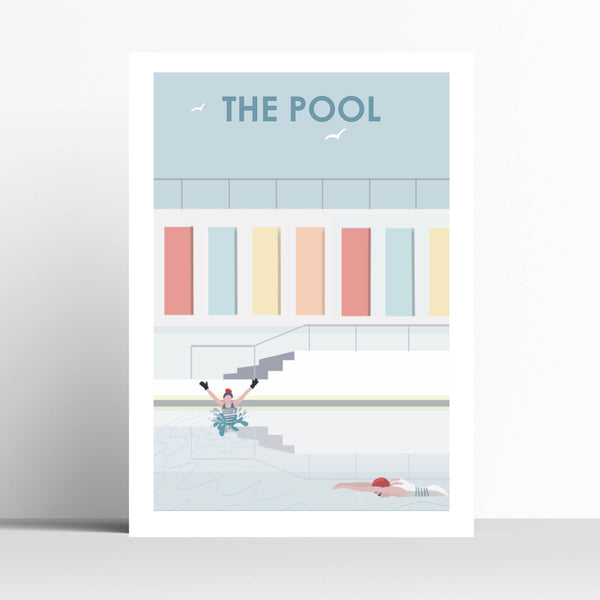 The Pool Wild Swimming Travel Print