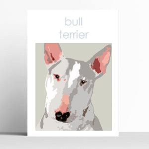 Bull Terrier Print