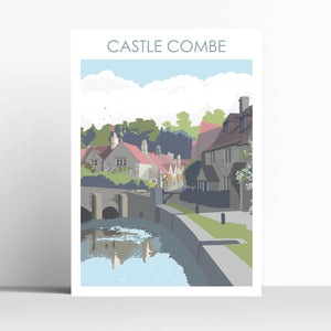 Cotswolds - Castle Combe - Travel Poster