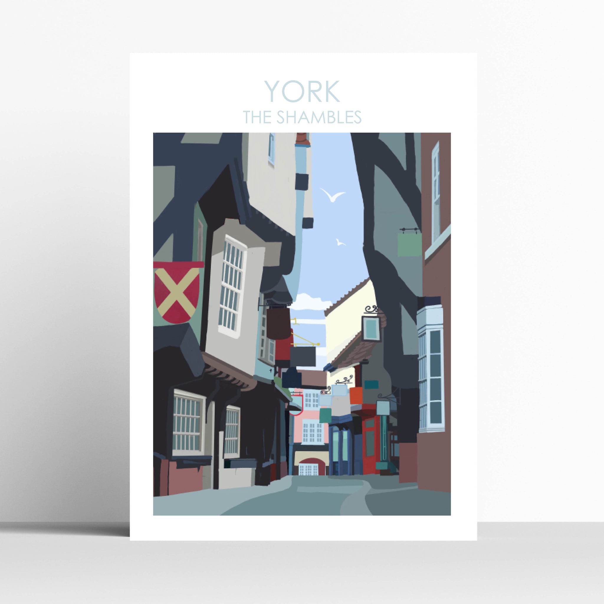 York The Shambles Yorkshire Travel Print/ Poster