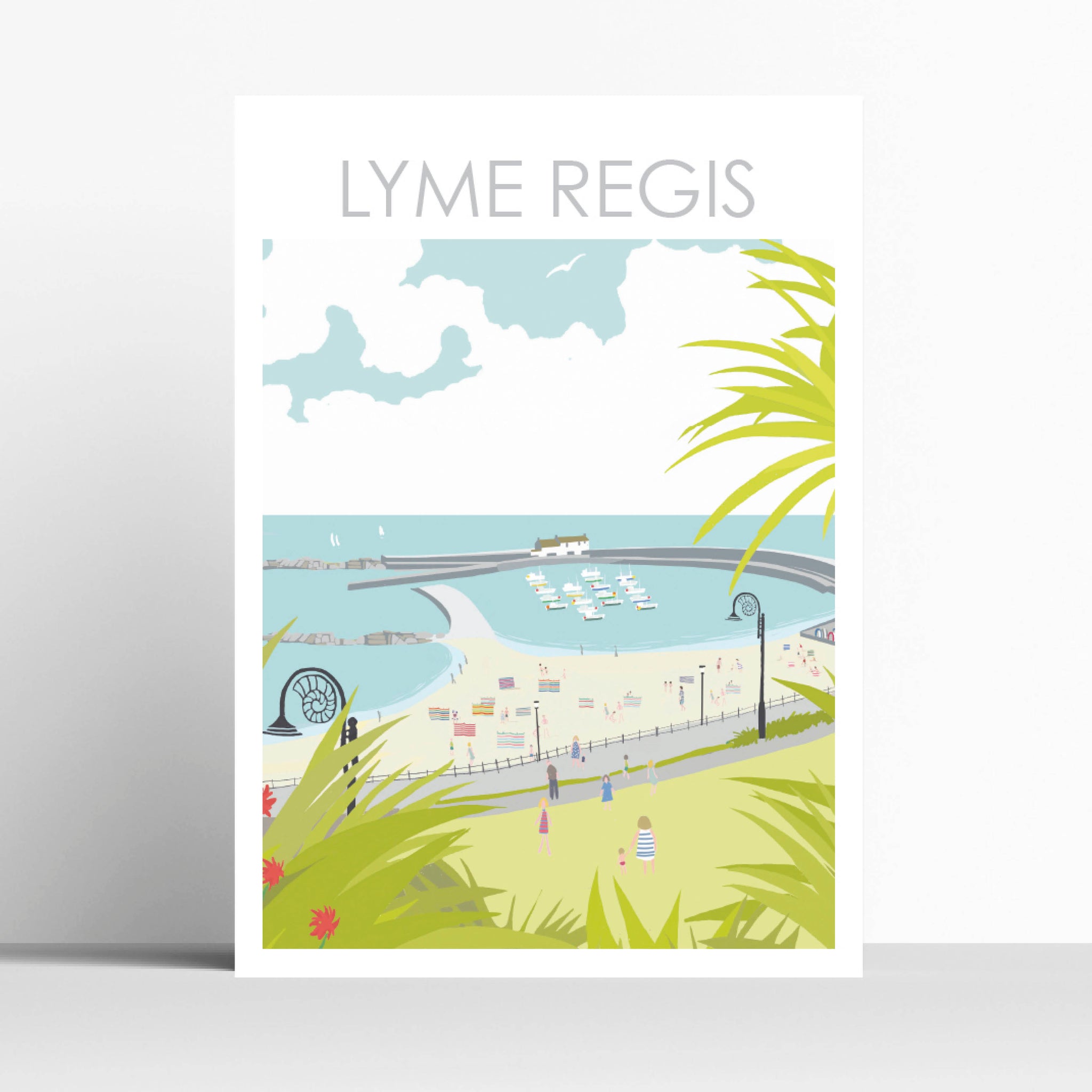 Lyme Regis Travel PosterDorset