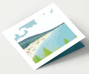 Woolacombe Beach Devon Card