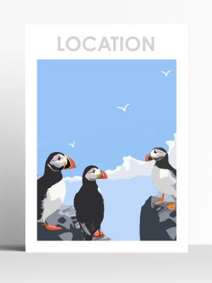 3 PUFFINS