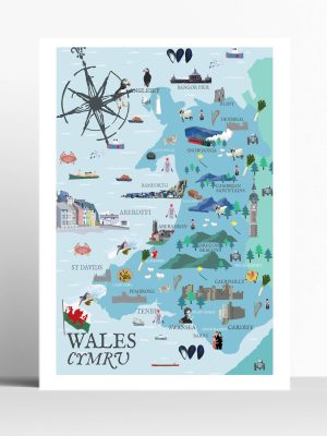WALES MAP