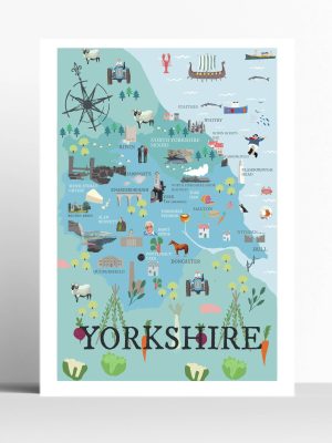 YORKSHIRE MAP