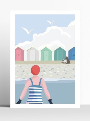 Beach Huts and Dogs